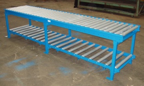 2 tier gravity roller conveyor