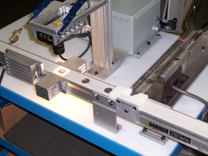 back lit belt conveyor application